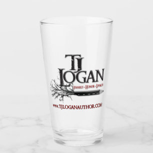 TJ Logan Logo 16 oz. Glas