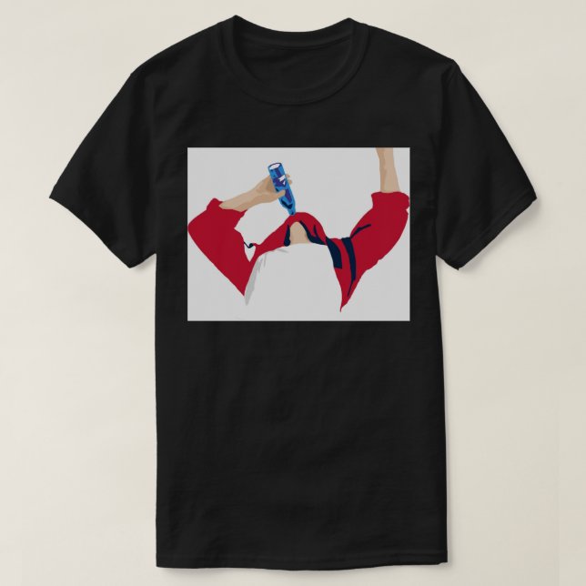 TJ Oshie Chug Poster T-Shirt (Design vorne)