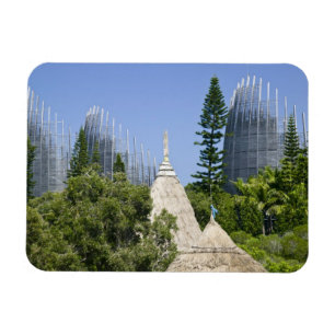 Tjibaou Kulturzentrum, Noumea, Neukaledonien 2 Magnet