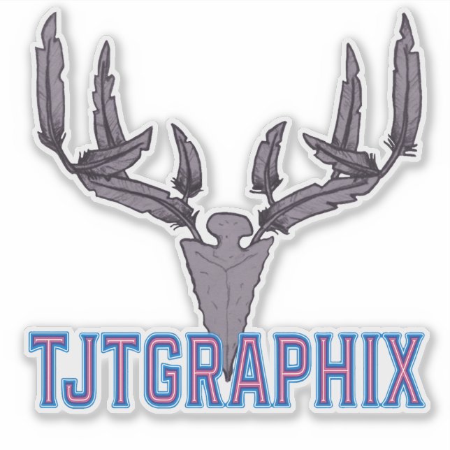 TJTGRAPHIX Aufkleber (Vorderseite)
