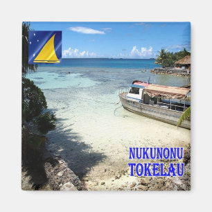 Tk005 NUKUNONU, Tokelau Island, Ozeanien, Kühlschr Magnet