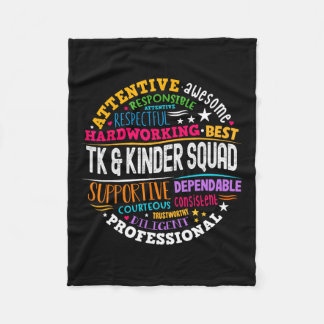 Tk and Kinder Squad Transitional Kindergarten Teac Fleecedecke