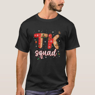 TK Candy Cane Crew Funny Christmas TK Squad Teache T-Shirt