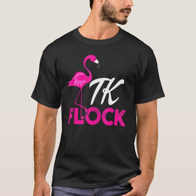 Tk Flamingo Transitional Kindergarten Lehrer T-Shirt (Vorderseite)