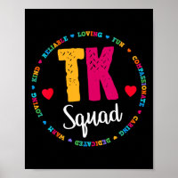 Tk Squad Tee - Übergangs-Kindergarten-Lehrer T