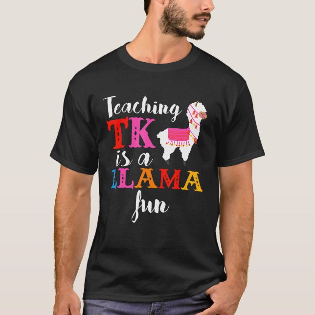 TK Teacher Transitional Kindergarten Llama T-Shirt (Vorderseite)