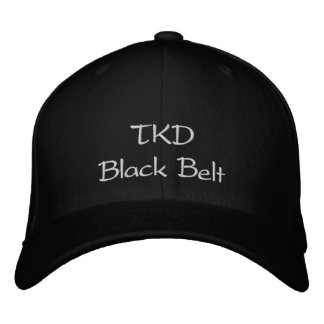 TKD Black Belt Bestickte Kappe