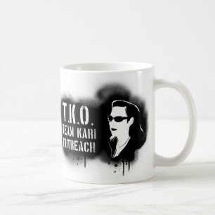 TKO - Schwarze Schablone Tasse