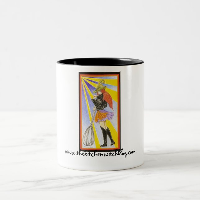 TKW ursprüngliche Logo-Tasse Zweifarbige Tasse (Mittel)