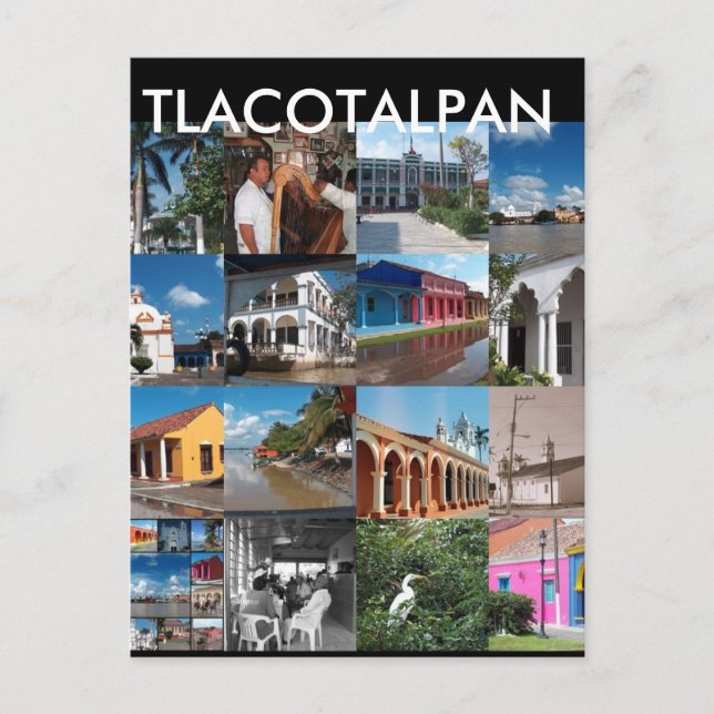 , TLACOTALPAN POSTKARTE (Vorderseite)