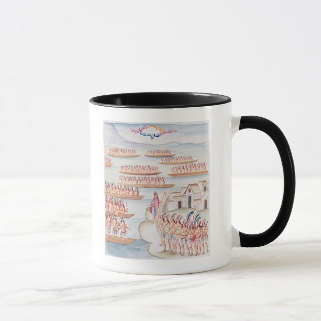 Tlatelolco und die Lagune Tasse (Rechts)