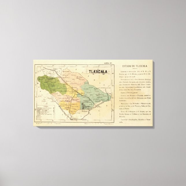 Tlaxcala, Mexiko Leinwanddruck (Vorderseite)