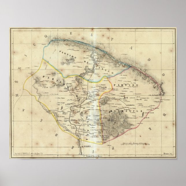 Tlaxcala, Mexiko Poster (Vorne)