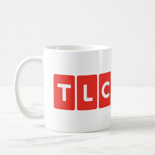 TLC-Netzwerk-Logo-Tasse Tasse (Links)