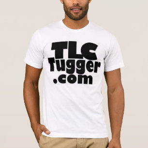 TLC Tugger Logo - schwarz mit farbigem Hintergrund T-Shirt