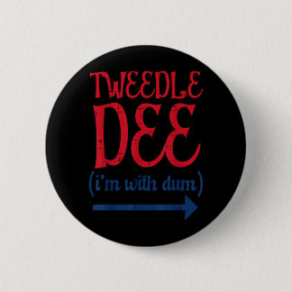 Tle Dee Mit Dum Halloween-Paarkostüm Damen Button
