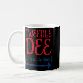 Tle Dee Mit Dum Halloween-Paarkostüm Damen Kaffeetasse