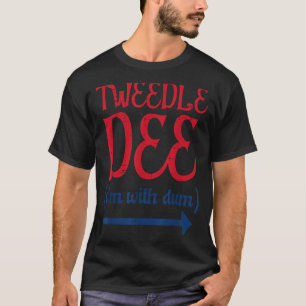Tle Dee Mit Dum Halloween-Paarkostüm Damen T-Shirt