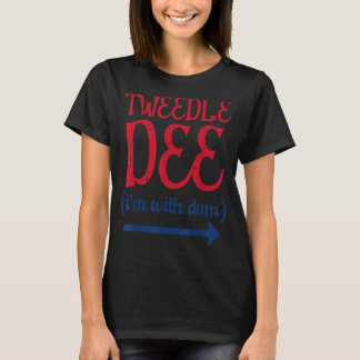 Tle Dee Mit Dum Halloween-Paarkostüm Damen T-Shirt