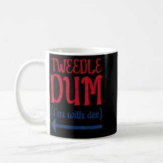 Tle Dum mit Dee Halloween passendes Kostüm Herren Kaffeetasse