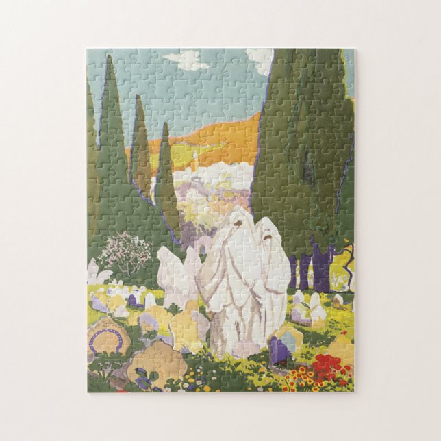 Tlemcen Vintages Reise-Plakat Puzzle (Vertikal)