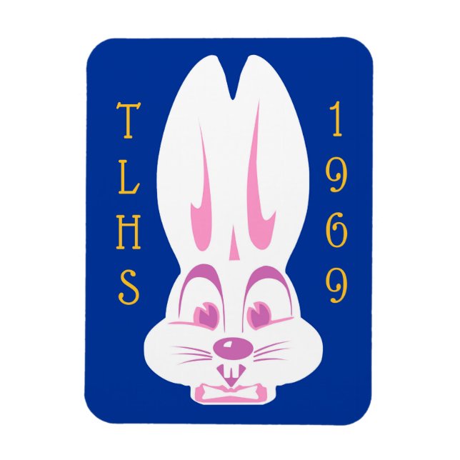TLHS Bunny Boy Class von 1969 Magnet (Vertikal)