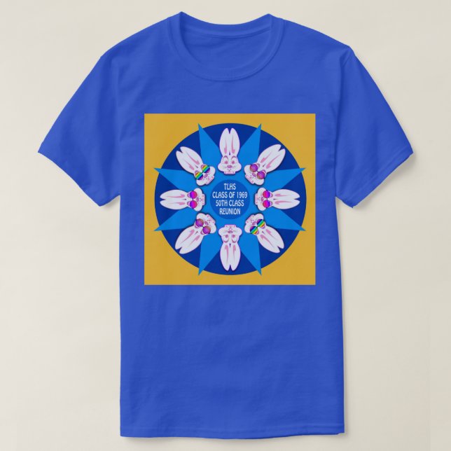 TLHS Bunny Mandala - Class of 1969 Wiedersehen T - T-Shirt (Design vorne)