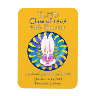 TLHS-Klasse von 1969 Bunny Girl 50. Wiedersehen Magnet
