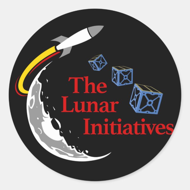 TLI-Logo-Aufkleber Runder Aufkleber (Vorderseite)