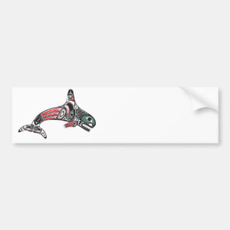 Tlingit-Killerwal u. Eagle Autoaufkleber
