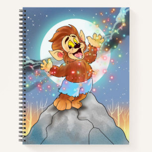 TLM:Willie the Wolf(With Glitzern) Notebook Notizbuch