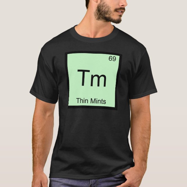 TM - Dünne Minzen-lustiges T-Shirt (Vorderseite)