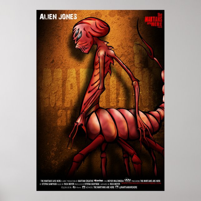 TMAH Alien Jones Poster (Vorne)