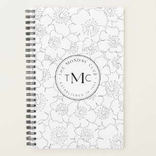 TMC White Floral Logo Plane Planer