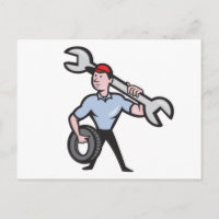 TMDTW HAT MECHANIC MAN WRENCH REPARAIRS BUSINIERT