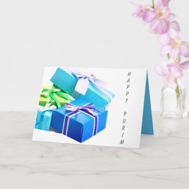 TMH COLLECTION - Geschenke Design Purim Holy Day C Karte (Orchidee)