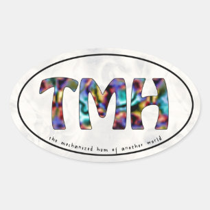 TMH Groovy Motorenoval Aufkleber