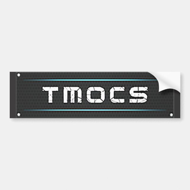TMOCS DJ Logo Autoaufkleber (Vorne)