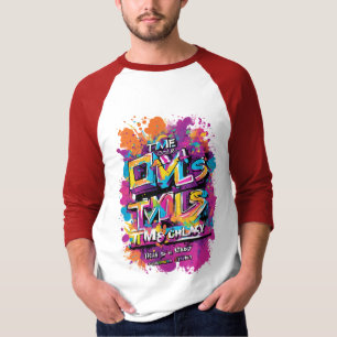 TMS Colorpalooza Graffiti Color Run Design Sleeve T-Shirt
