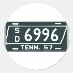 TN57 RUNDER AUFKLEBER