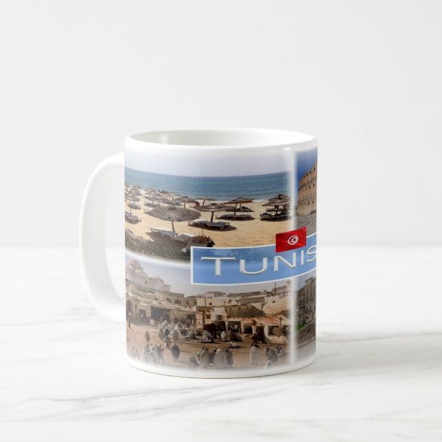 TN Tunesien Kaffeetasse (Vorderseite Links)