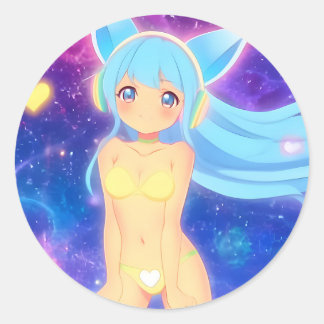 Tne StellarNut gleich Round Sticker #02