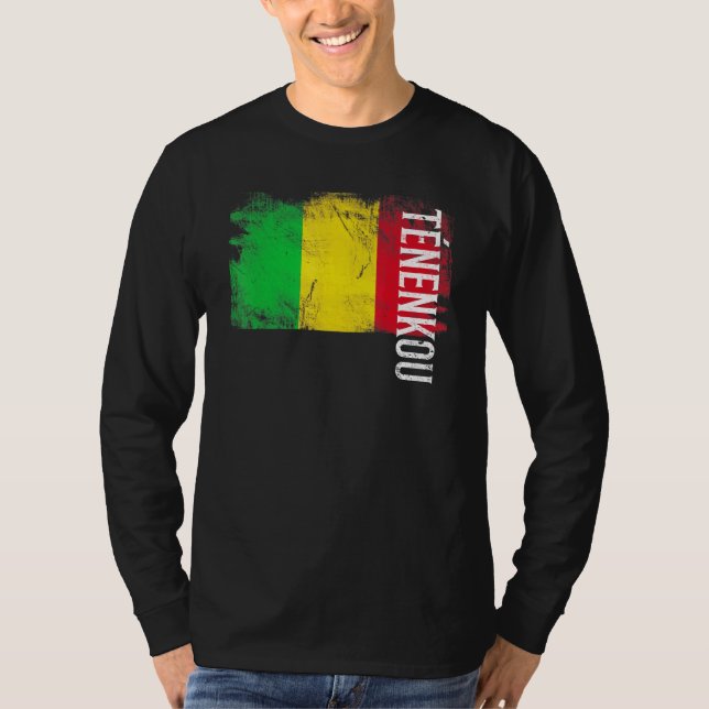 Tnenkou Mali Flagge für Malians Männer Frauen Kind T-Shirt (Vorderseite)