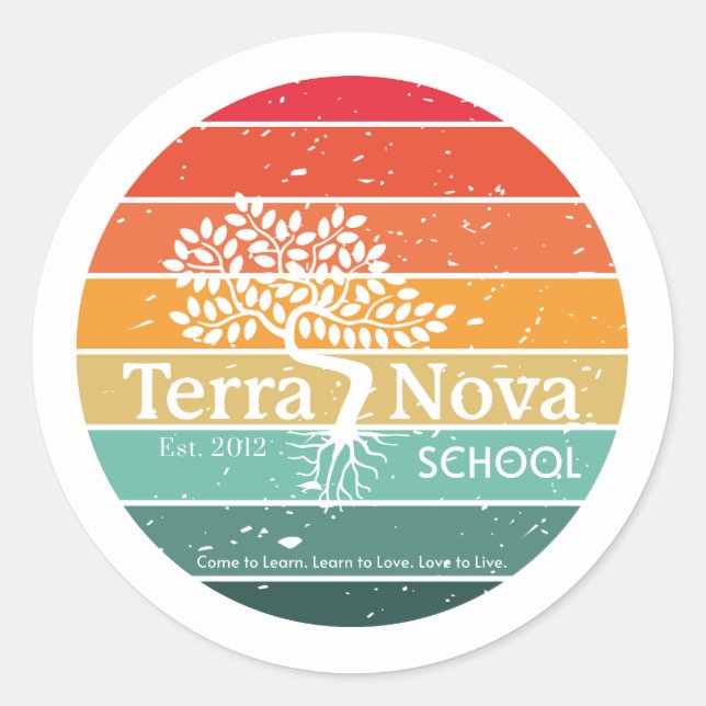 TNU Sunset Stickers (Vorderseite)