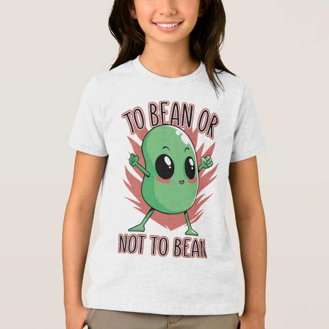 To bean or not to bean Tri-Blend shirt (Vorderseite)