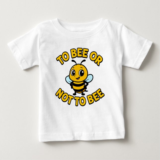 To bee or not to bee baby t-shirt (Vorderseite)