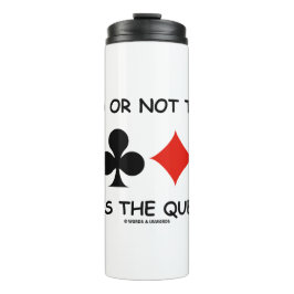 to bid or not to bid that is the frage? Bridge Thermosbecher