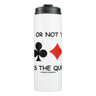 to bid or not to bid that is the frage? Bridge Thermosbecher