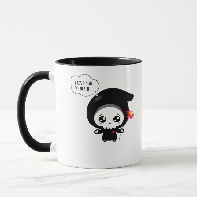 To Death - Funny Valentinstag Classic Tasse (Links)