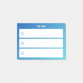 TO-DO Checklist Sticky Notes – 3 Line Task Pad Post-it Klebezettel